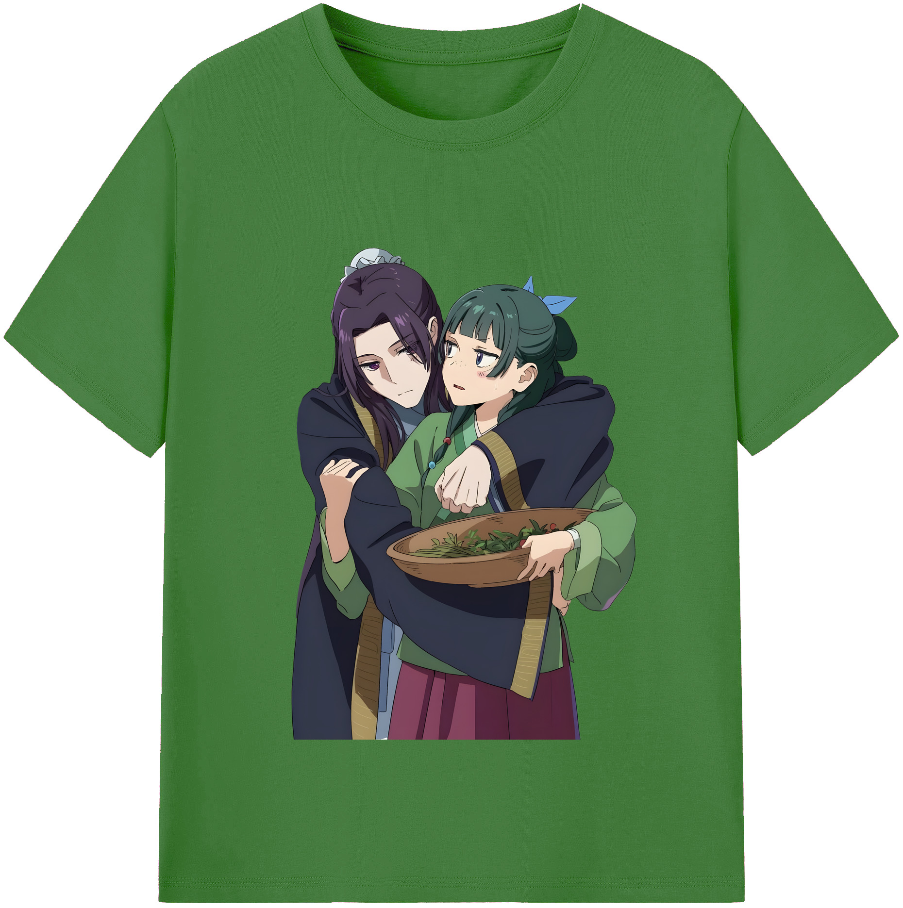 （画像用） 薬屋のひとりごと The Apothecary Diaries レディースカジュアルプリントTシャツ（綿100％）